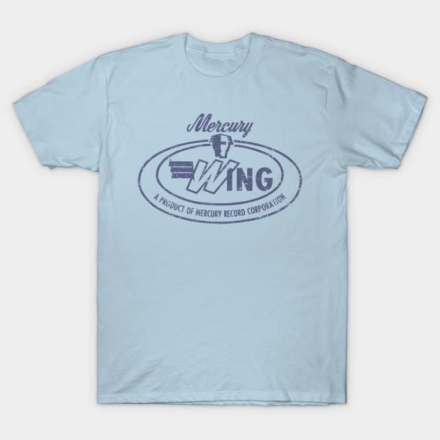 Wing Records T-Shirt by MindsparkCreative